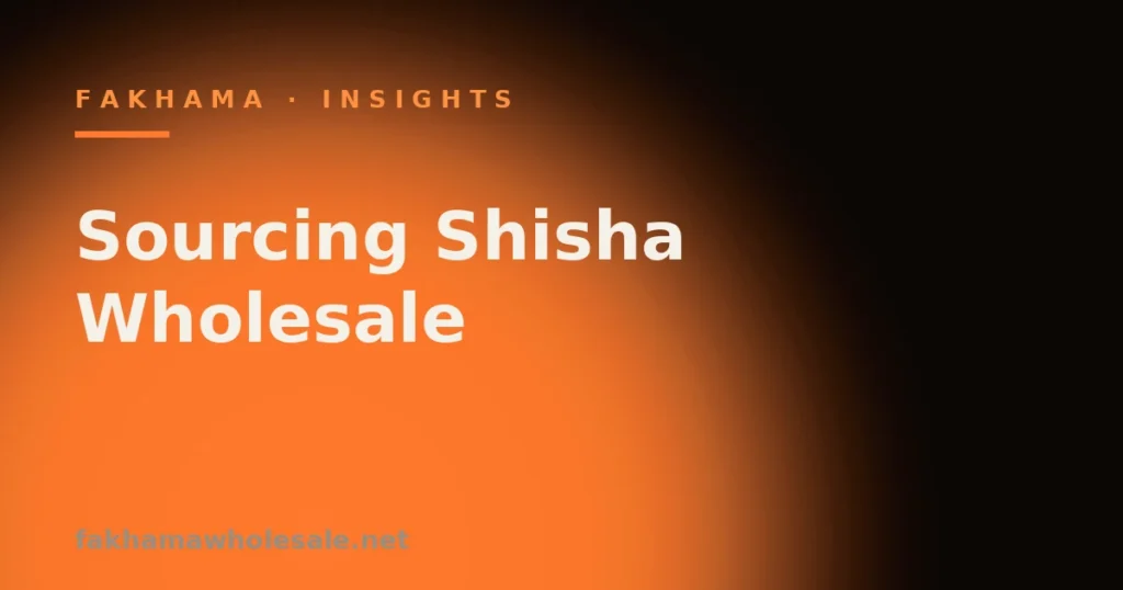 Sourcing Shisha and Hookah Tobacco Wholesale: Formats, Flavours and Market Fit
