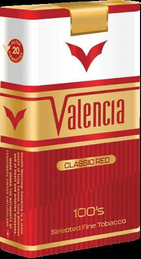 Valencia Classic Red 100's Soft Pack