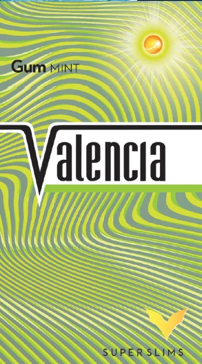 Valencia Gum Mint Super Slims Capsules