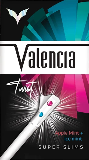 Valencia Twist Apple Mint Super Slims Capsules