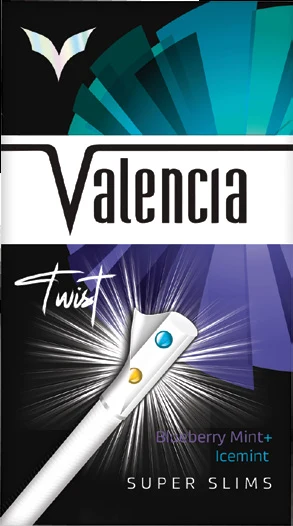 Valencia Twist Blueberry Mint Super Slims Capsules