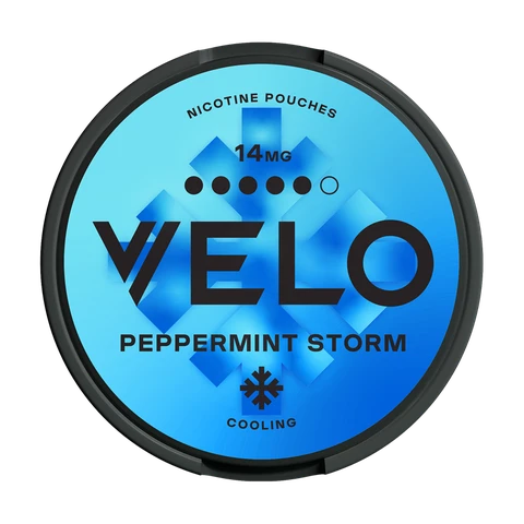 Velo Peppermint Storm nicotine pouches
