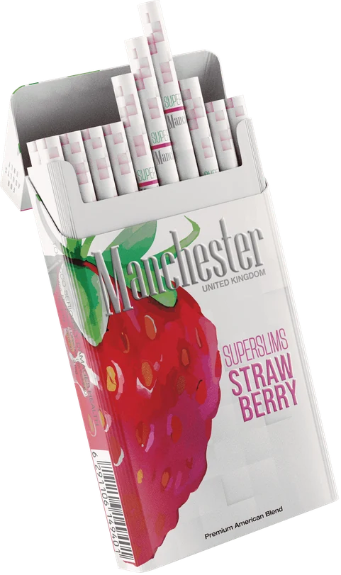 Manchester Super Slim Fruity Strawberry pack