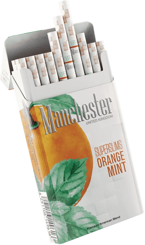 Manchester Super Slim Fruity Orange pack