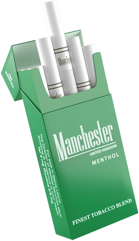 Manchester 10's Menthol pack