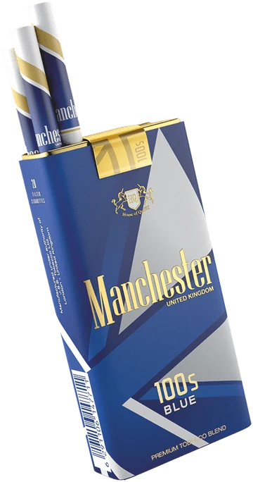 Manchester 100's Uplift Blue pack