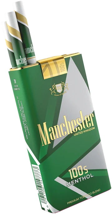 Manchester 100's Uplift Green pack