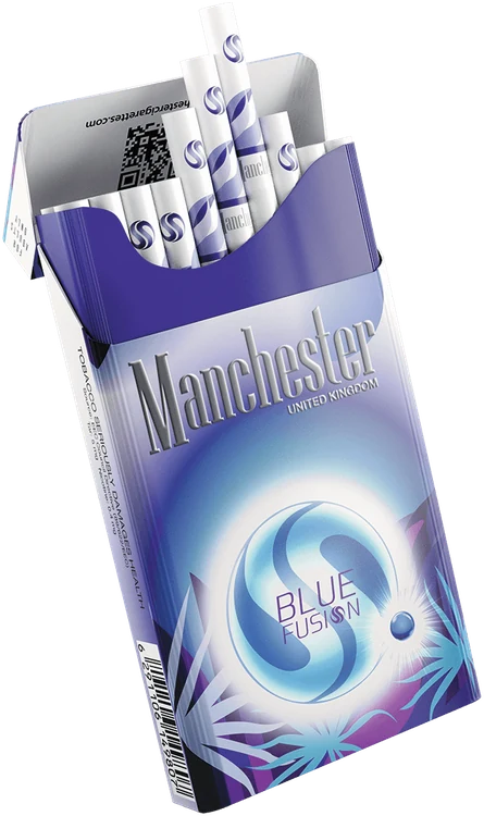 Manchester Super Slim Single Capsule Blue Fusion pack