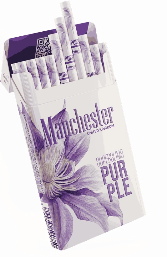 Manchester Super Slim Core Purple pack