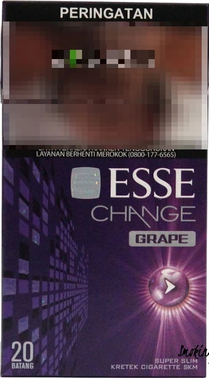 ESSE Change Grape Menthol Capsule Super Slim Kretek