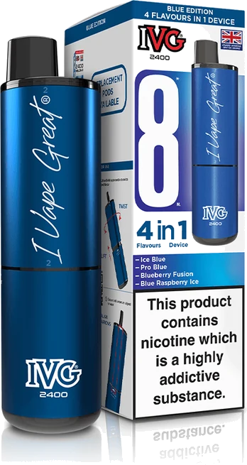 E-Cigarettes & Vape IVG 2400 4in1 Blue