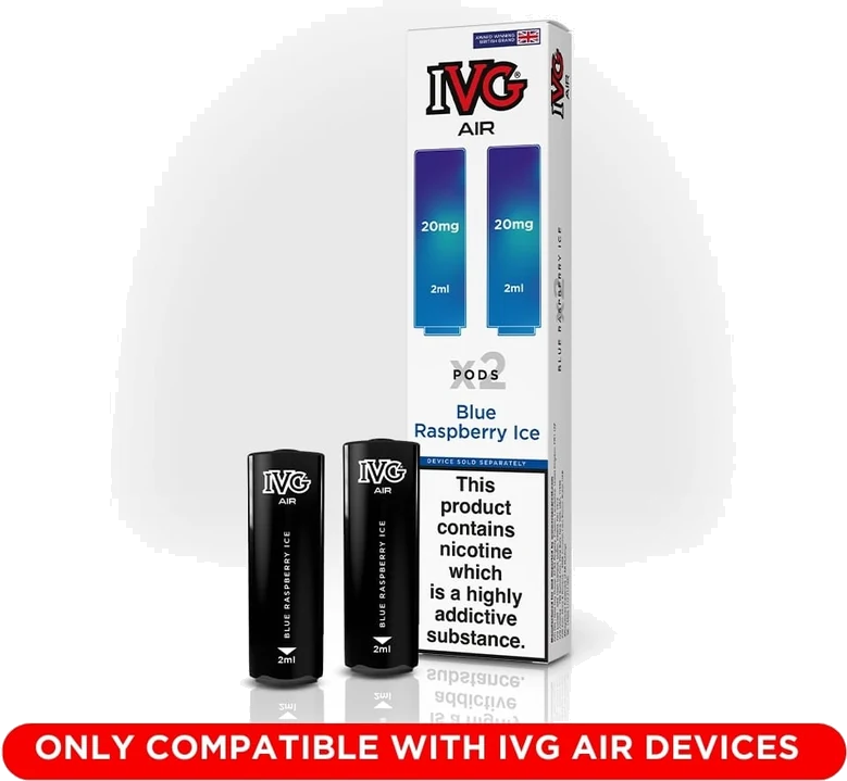 E-Cigarettes & Vape IVG Air Pods Blue Raspberry Ice