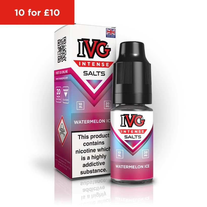 E-Cigarettes & Vape IVG Intense Salts Watermelon Ice