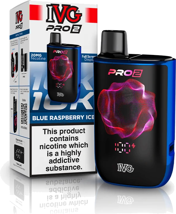 E-Cigarettes & Vape IVG pro2 Blue Raspberry Ice