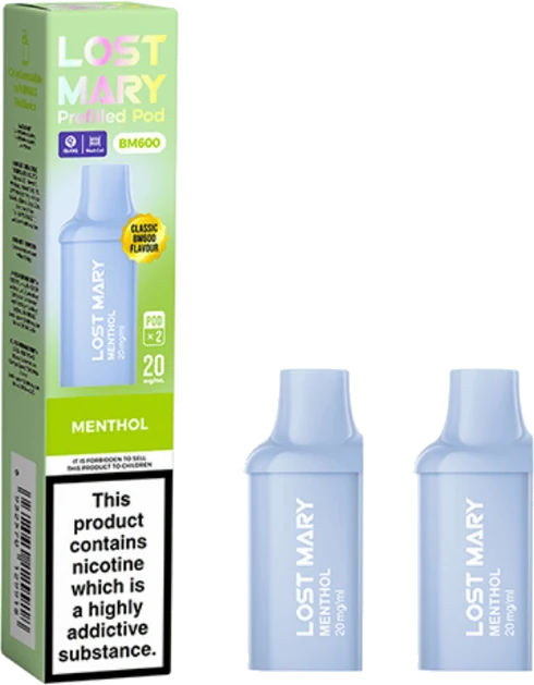 E-Cigarettes & Vape Lostmary bm600 Menthol