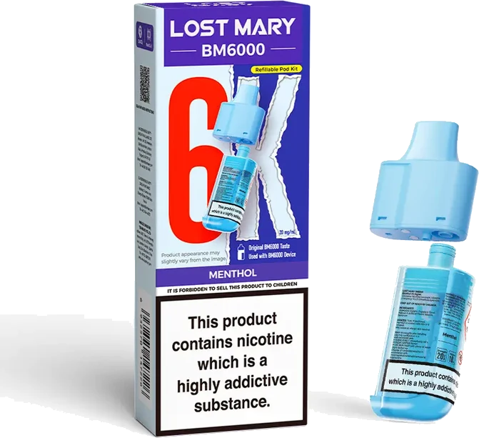 E-Cigarettes & Vape Lostmary bm6000 Menthol