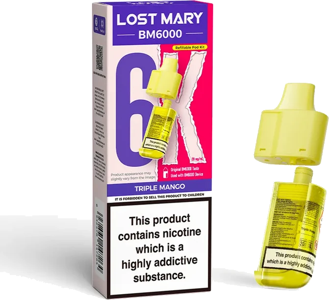 E-Cigarettes & Vape Lostmary bm6000 Triple Mango